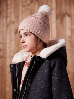 -Jacquard babyset muts + snood + wanten/handschoenen voor meisjes