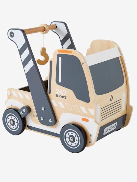 Chariot de marche Camion en bois FSC® beige - vertbaudet enfant 