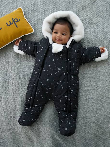 Combi Pilote Bebe Double Ouverture Totale Noir Imprime Bebe