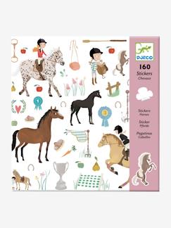 Speelgoed-Creatieve activiteiten-160 stickers Paarden DJECO