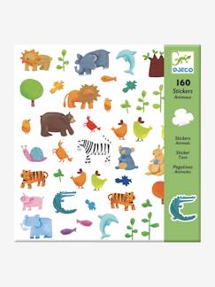 Speelgoed-Creatieve activiteiten-160 dierenstickers DJECO