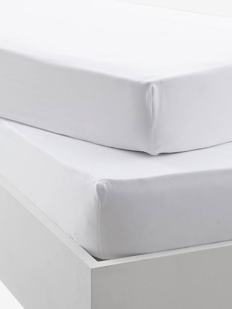 Lot De 2 Draps Housses Bebe Bio Collection Oeko Tex Blanc Linge De Maison Et Decoration Lot De 2 Draps Housses Bebe Bio Collection Oeko Tex Blanc Linge De Maison Et Decoration