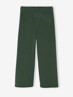 Meisje-Legging-Gevoerde wijde legging van fleece voor meisjes