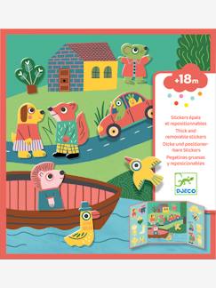 Coffret collage de pompons animaux djeco - Dès 18 mois