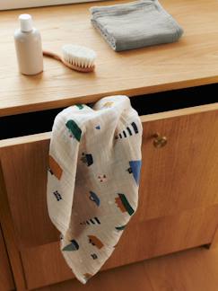 Puériculture-Toilette de bébé-Lot 2 langes imprimés Lewis-