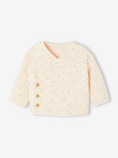 Baby- Cardigan met gekruiste opening voor pasgeborenen