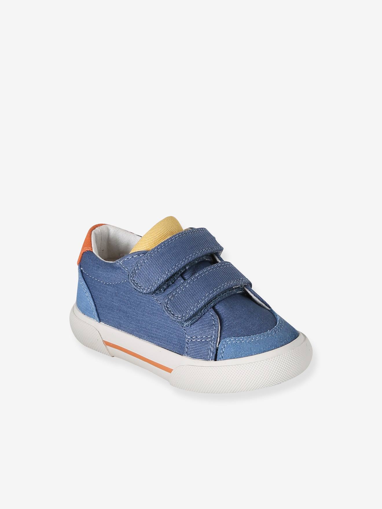 Vertbaudet Synthetische Baskets Voor Baby's Met Klittenband Veel Blauw