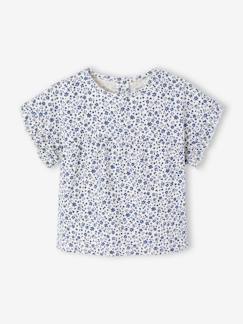 Baby-T-shirt, coltrui-T-shirt voor babymeisjes met print