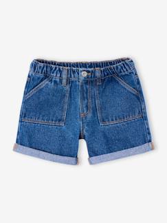 -Short en jean fille
