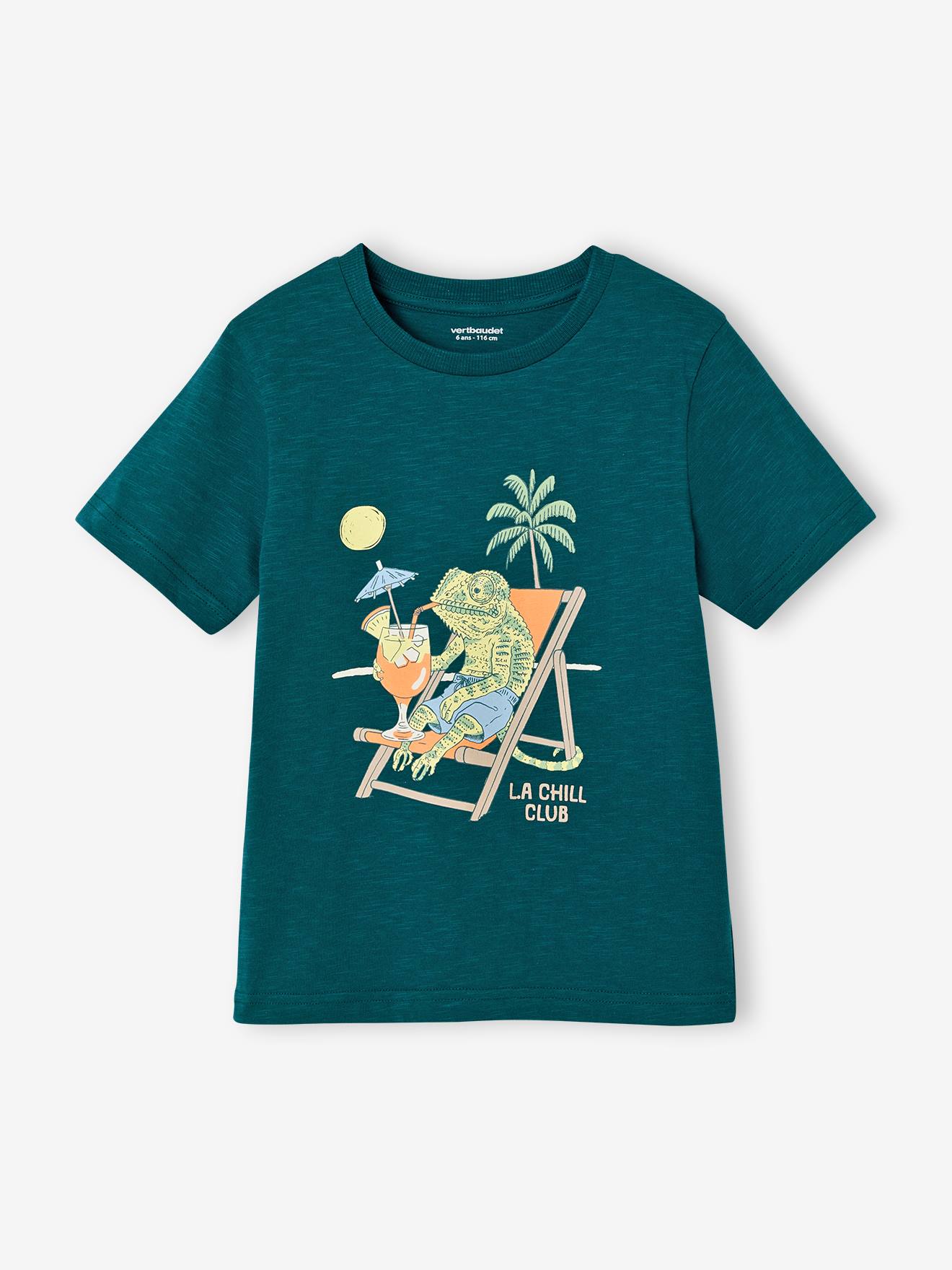 Vertbaudet Jongensshirt Met Leuk Dierenmotief Groen