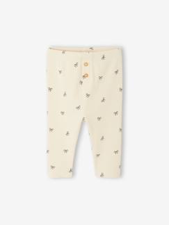 Bébé-Pantalon, jean-Legging bébé fille en maille côtelée