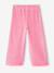 Wijde, fluwelen broek voor meisjes antraciet+bruin+chocoladebruin+grijsblauw+kaki+pruim+rozen+zachtpaars - vertbaudet enfant 