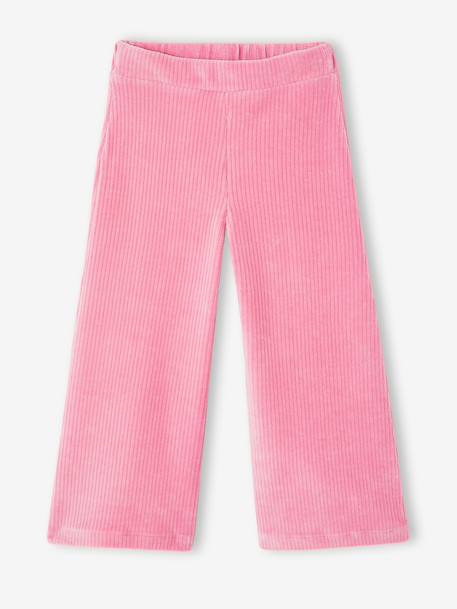Fille-Pantalon fille large en velours 