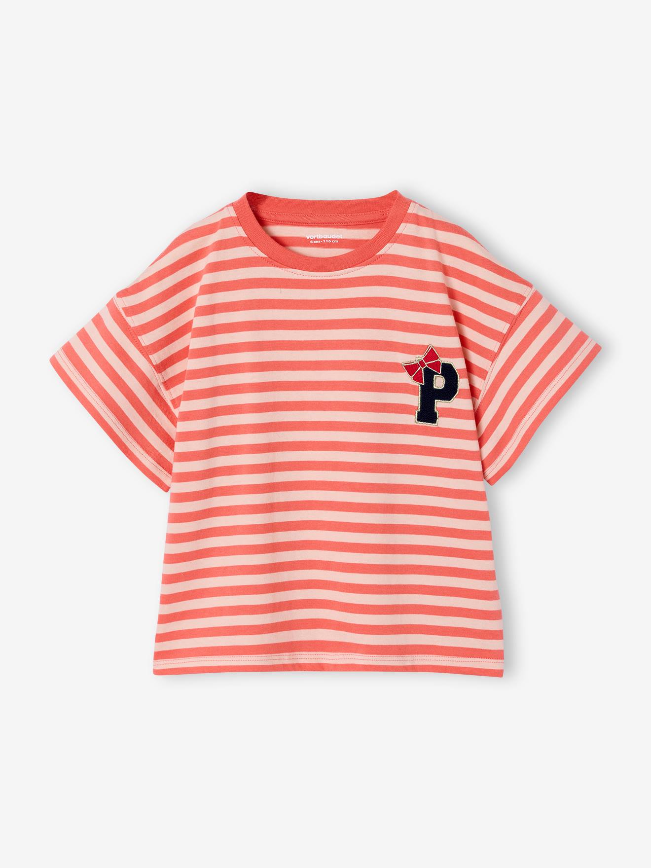 Vertbaudet T-shirt Voor Meisjes Met Print Koraal