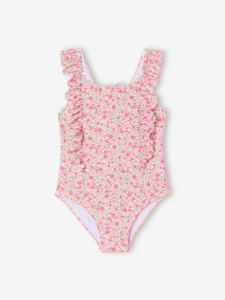 Fille-Maillot de bain fille à fleurs
