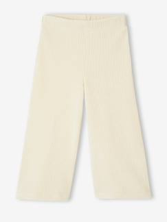 Meisje-Wijde, fluwelen broek voor meisjes