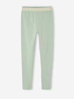 -Meisjes legging met iriserende riem