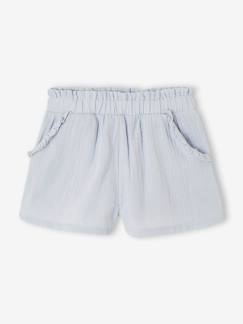 Meisje-Short voor meisjes van katoengaas