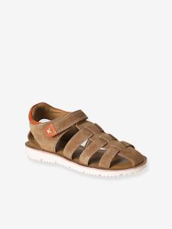 Chaussures-Sandales enfant cuir à scratch
