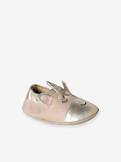 Chaussures-Chaussures bébé 17-26-Chaussons bébé cuir elastiqués