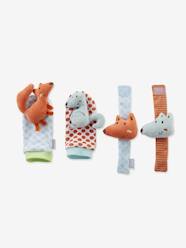 Hochets d'activités bébé bracelets et chaussons renard - écureuil  - vertbaudet enfant 