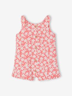Bébé-Salopette, combinaison-Combinaison bébé fille imprimée 