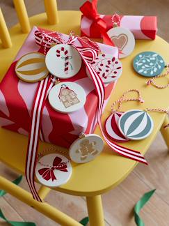 Linge de maison et décoration-Décoration-Objet déco-Lot de 10 boules de Noël en bois MOONY