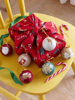 -Set van 6 kerstballen in 3D
