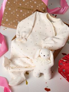 Bébé-Pyjama, surpyjama-Pyjama bébé + doudou velours coffret cadeau naissance
