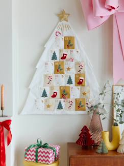 Linge de maison et décoration-Décoration-Objet déco-Calendrier de l'avent Sapin blanc