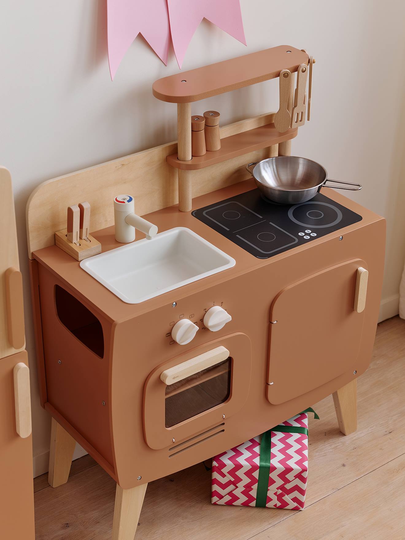 Vertbaudet Houten Design Keukentje Karamel