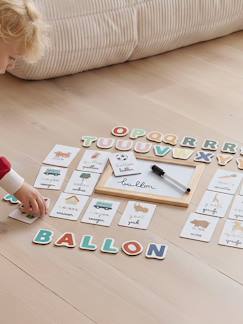-Leisteen voor het leren van letters in FSC®-hout