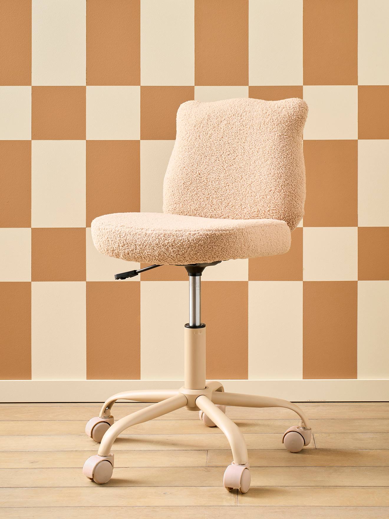 Vertbaudet Kinderstoel Op Wieltjes Van Sherpa Ourson Beige