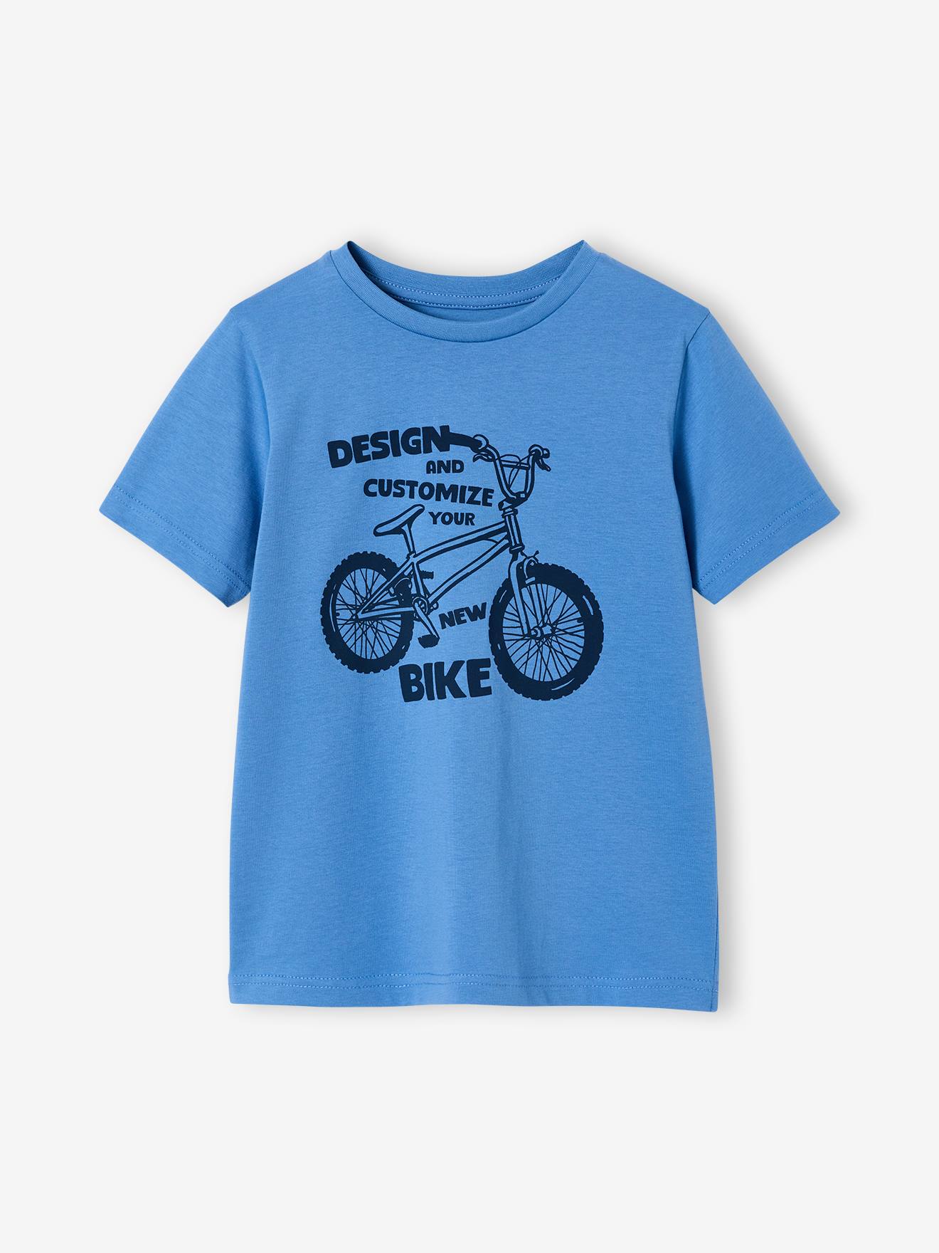 Vertbaudet T-shirt Voor Jongens Met Print Middenblauw