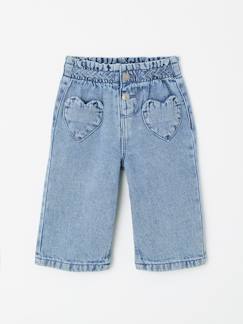 Baby-Baby jeans voor meisjes met zakken in hartvorm