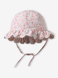 Baby-Accessoires-Hoed-Babymuts voor meisjes met een geschulpte afwerking