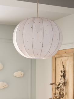 Linge de maison et décoration-Abat jour boule en tissu pour suspension