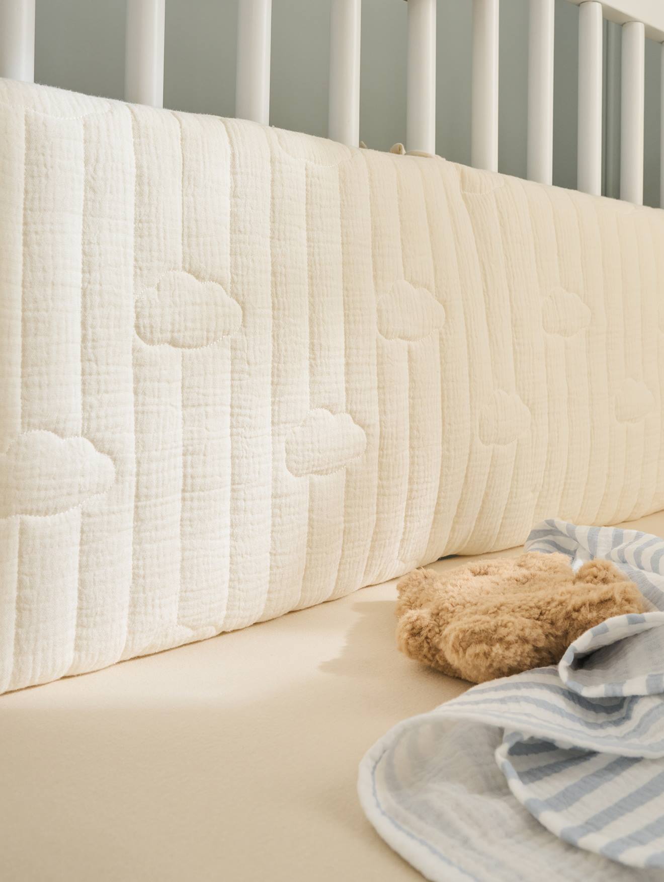 Vertbaudet Bedbumper / Bumpers In De Wolken Ecru