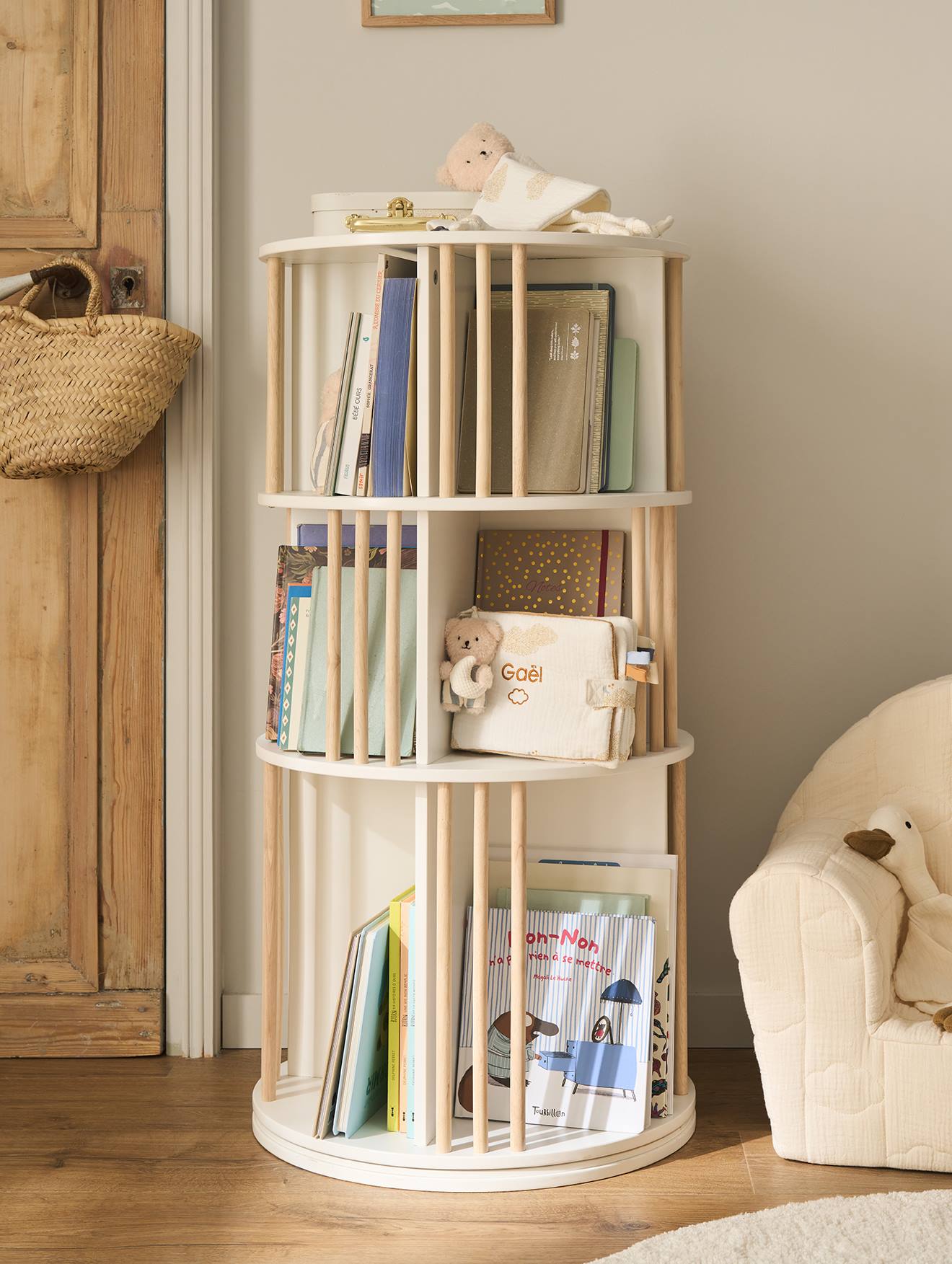 Boekenkasten Diamond Set Van 3 80cm Taupe | Zen Lifestyle
