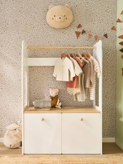 Slaapkamer en Opbergoplossingen-Slaapkamer-Kapstok en bureau kind 2 in 1 Ourson