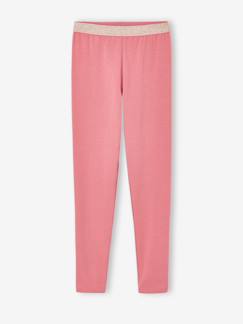 Meisje-Meisjes legging met iriserende riem
