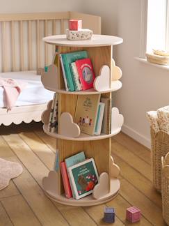 Chambre et rangement-Bibliothèque tournante 3 niveaux COEUR