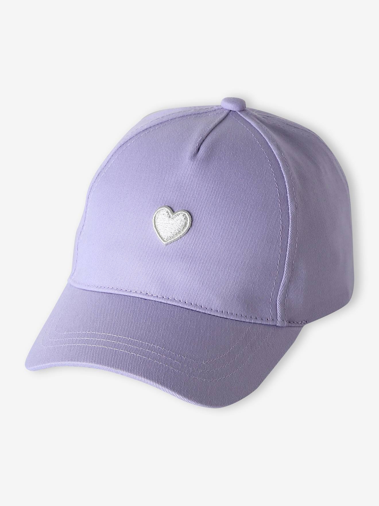 Vertbaudet Pet Voor Meisjes Met Geborduurd Hart Bleekblauw