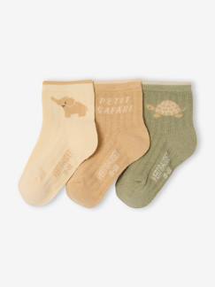 Baby-Sokken, kousen-Set van 3 paar sokken babyjongen