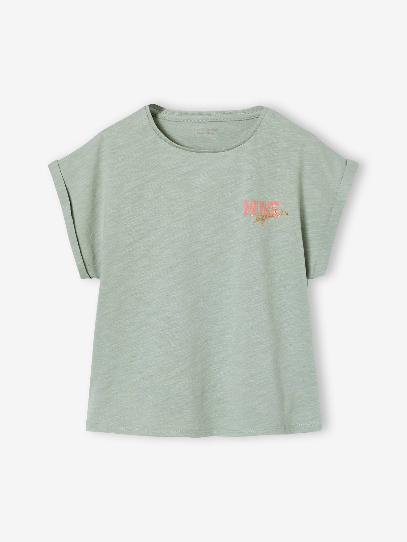 Vertbaudet T-shirt Meisjes Sportkleding Saliegroen