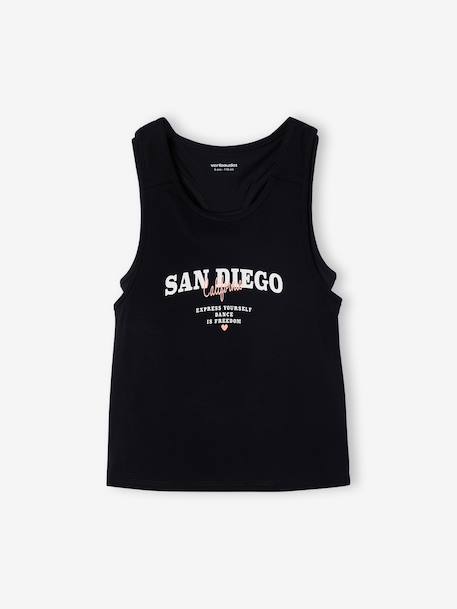 Fille-T-shirt, sous-pull-T-shirt-Ensemble fille débardeur et brassière sport