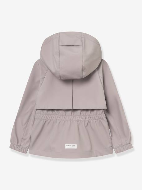 Veste softshell à capuche fille coupe-vent et déperlante MATALGEA MINI A TURE mauve - vertbaudet enfant 