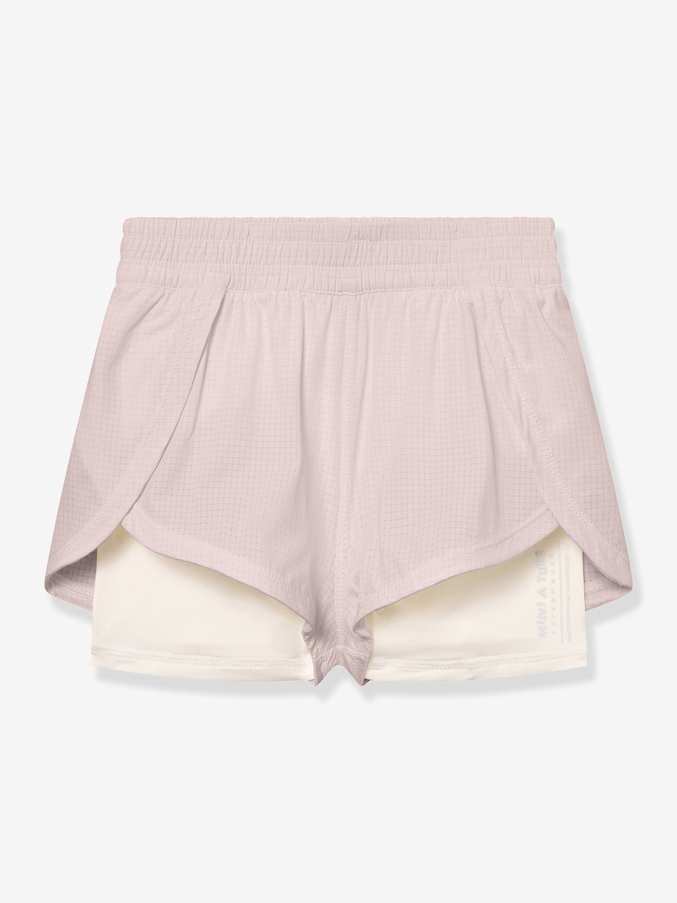 Praktische 2-in-1 Short Mateidie Mini A Ture Lichtroze