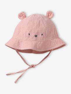 Baby-Hoed met berenprint voor babymeisjes