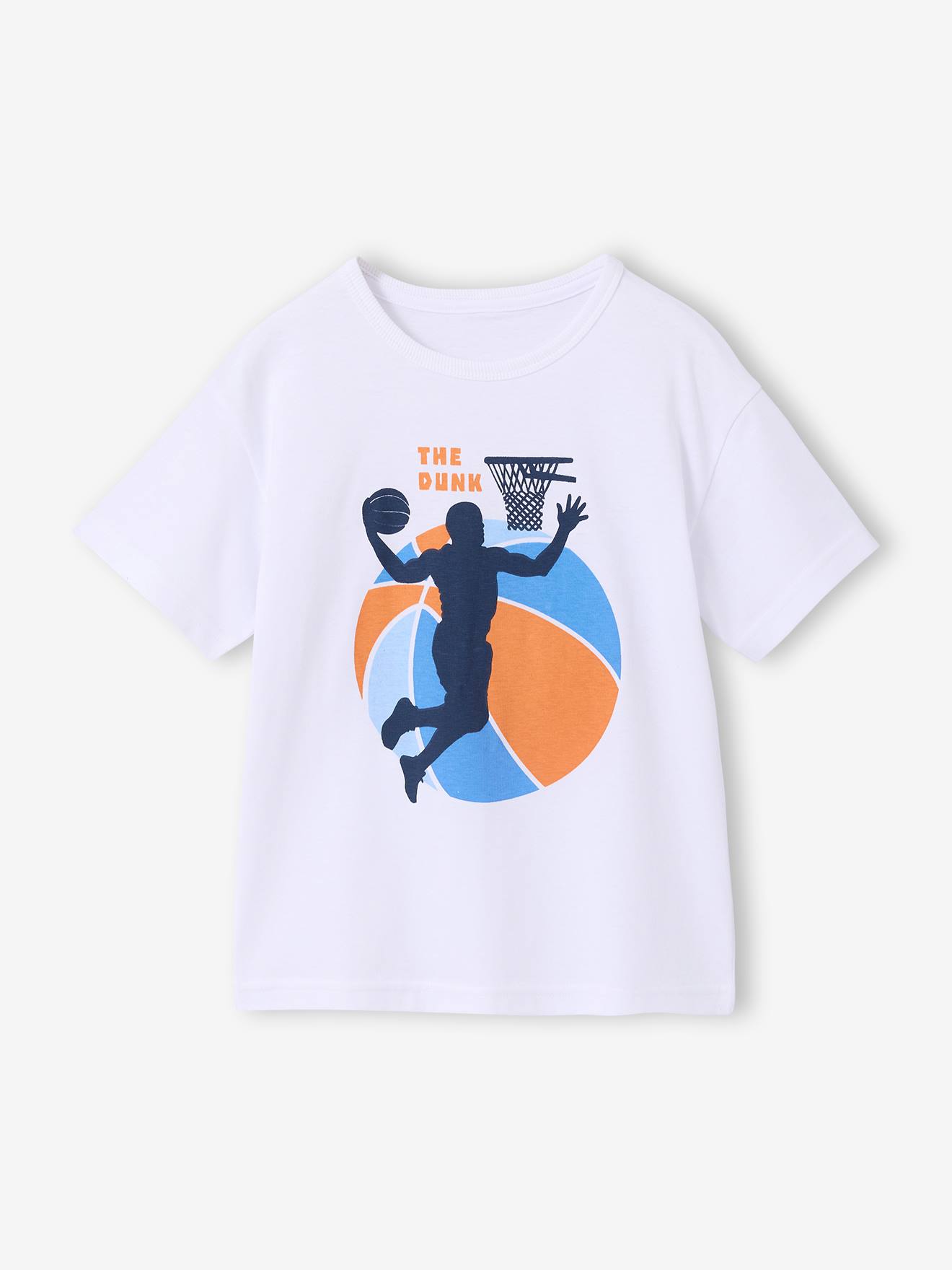 Vertbaudet Jongensshirt Met Korte Mouwen En Grafisch Ontwerp Wit